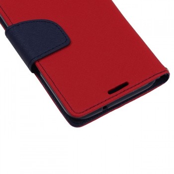 Atverčiamas raudonas dėklas Redmi Note 3/Note 3 Pro